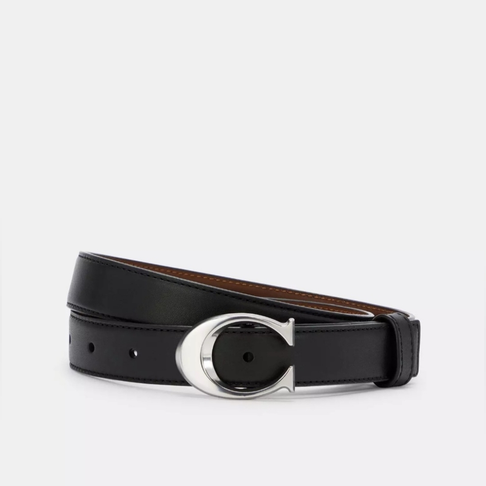 Coach leather belt